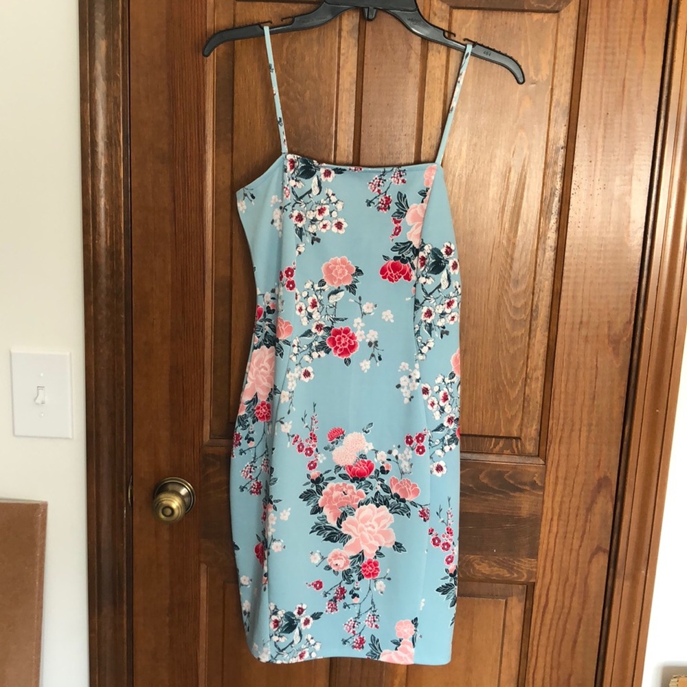 Mini floral dress